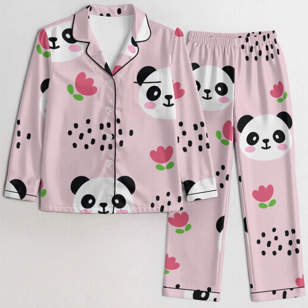 Azura Heritage Moonlight Set – Satin Printed Sleepwear Pyjama Set Yoycol