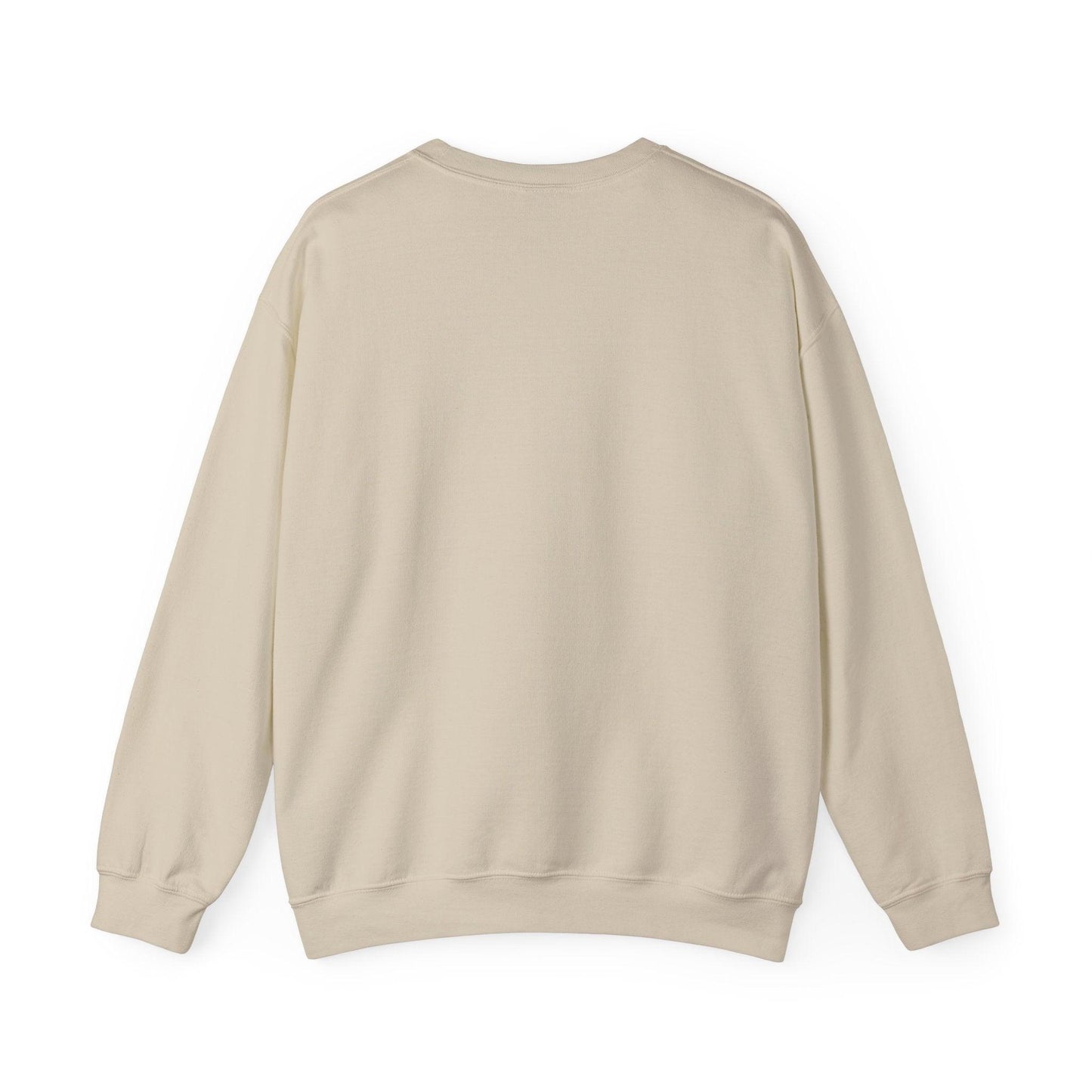 Azura Heritage Olive Heritage Sweatshirt – Amazigh-Inspired Embroidered Sweatshirt Printify