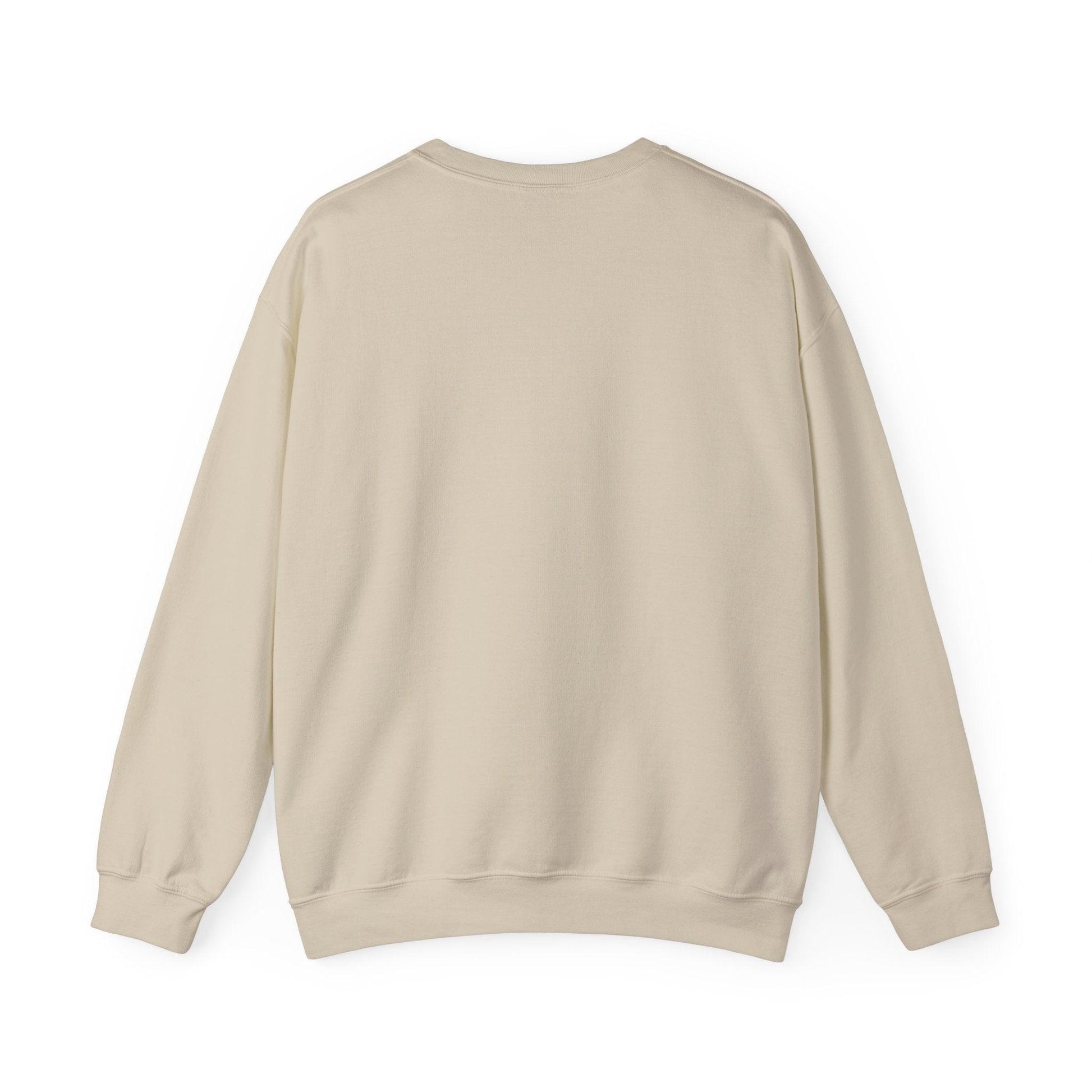 Azura Heritage Olive Heritage Sweatshirt – Amazigh-Inspired Embroidered Sweatshirt Printify