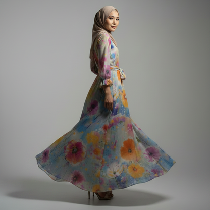 The Yasmina Dress – Side Profile