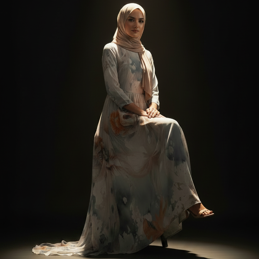 The Zahra Dress – Dress Lit Seated